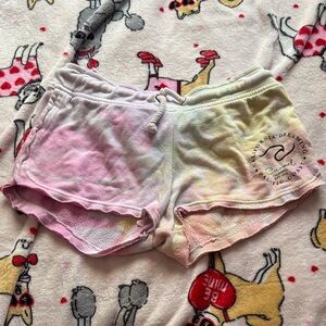 Caramel Multicolor Tie-Dye Women's Shorts